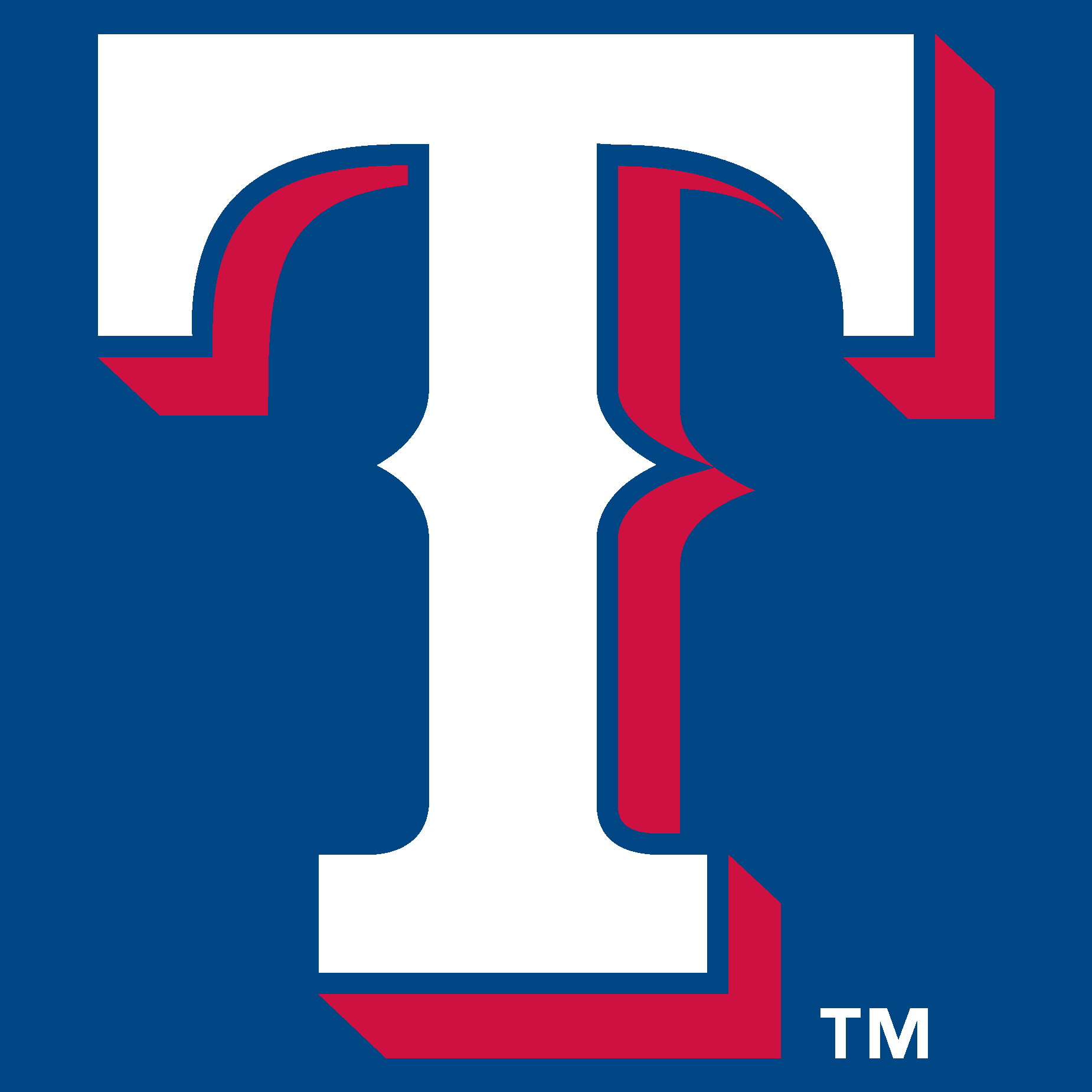 Texas Rangers Insignia Simple Logo Vector Logo